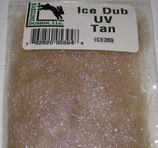 Ice dub Hareline UV tan
